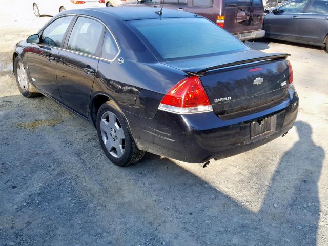 2G1WD58C681254203 - 2008 CHEVROLET IMPALA SUP 黑色 照片 3