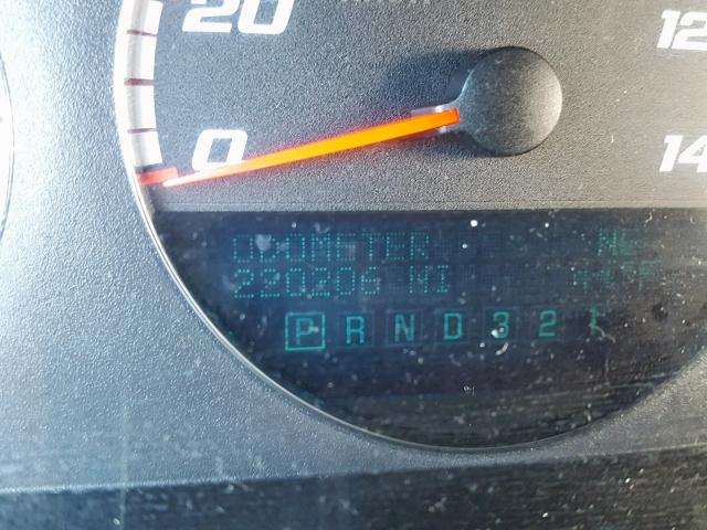 2G1WD58C681254203 - 2008 CHEVROLET IMPALA SUP 黑色 照片 8