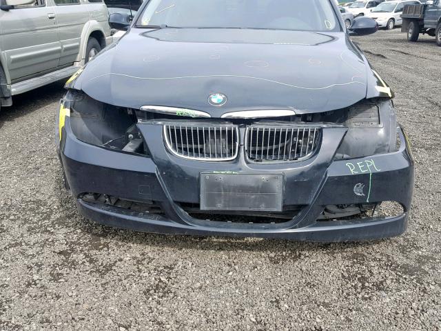 WBAVB33566KS36171 - 2006 BMW 330 I BLACK photo 9