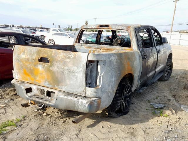 5TFEY5F18BX108372 - 2011 TOYOTA TUNDRA CRE CHARCOAL photo 4