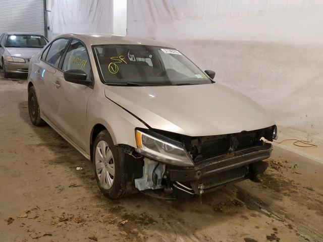 3VW2K7AJ7CM124994 - 2012 VOLKSWAGEN JETTA BASE TAN photo 1
