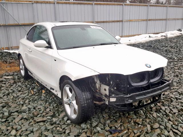 WBAUP73569VK76094 - 2009 BMW 128 I WHITE photo 1