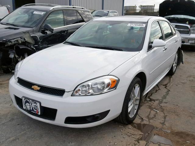 2G1WC5E32E1120596 - 2014 CHEVROLET IMPALA LIM WHITE photo 2