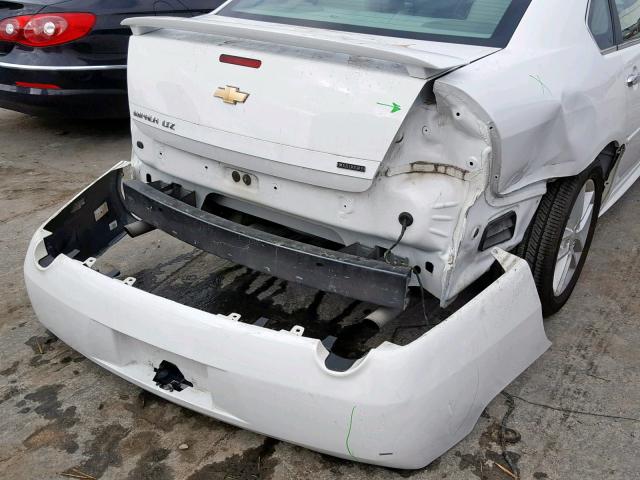 2G1WC5E32E1120596 - 2014 CHEVROLET IMPALA LIM WHITE photo 9