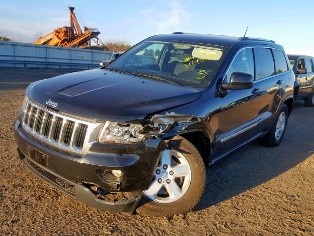 1J4RR4GG7BC540612 - 2011 JEEP GRAND CHER BLACK photo 2