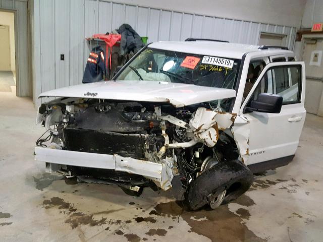 1C4NJPBA5GD753592 - 2016 JEEP PATRIOT SP WHITE photo 2