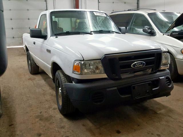 1FTYR10D49PA20323 - 2009 FORD RANGER WHITE photo 1