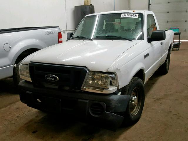 1FTYR10D49PA20323 - 2009 FORD RANGER WHITE photo 2