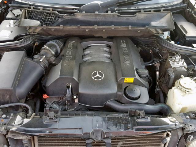 WDBJF65J21B192808 - 2001 MERCEDES-BENZ E 320 BLACK photo 7