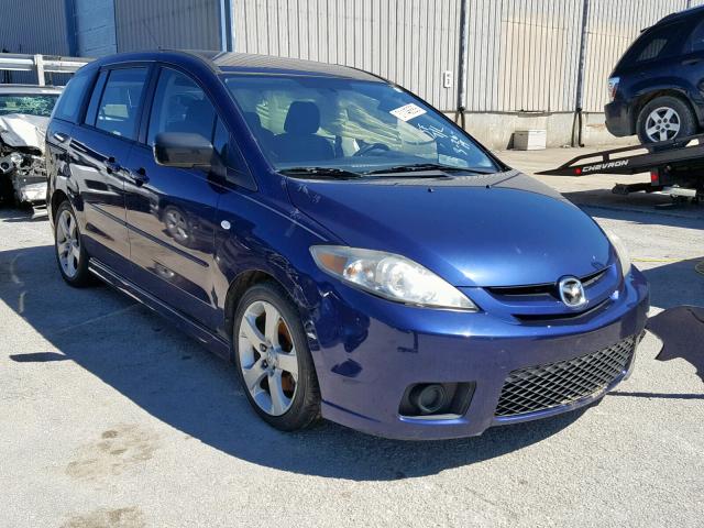 JM1CR293560119554 - 2006 MAZDA 5 BLUE photo 1