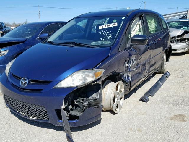 JM1CR293560119554 - 2006 MAZDA 5 BLUE photo 2