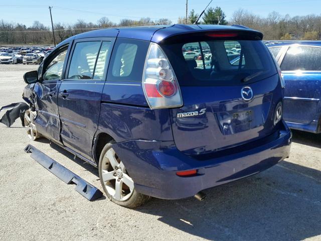 JM1CR293560119554 - 2006 MAZDA 5 BLUE photo 3