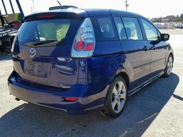 JM1CR293560119554 - 2006 MAZDA 5 BLUE photo 4