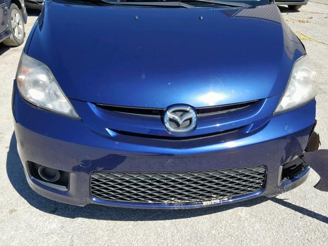 JM1CR293560119554 - 2006 MAZDA 5 BLUE photo 7