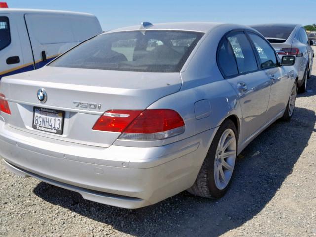 WBAHL835X6DT04905 - 2006 BMW 750 I SILVER photo 4