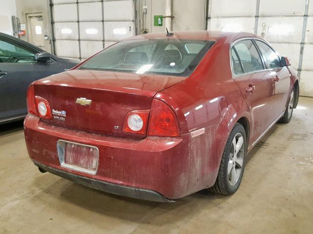 1G1ZJ57B98F161263 - 2008 CHEVROLET MALIBU 2LT MAROON photo 4