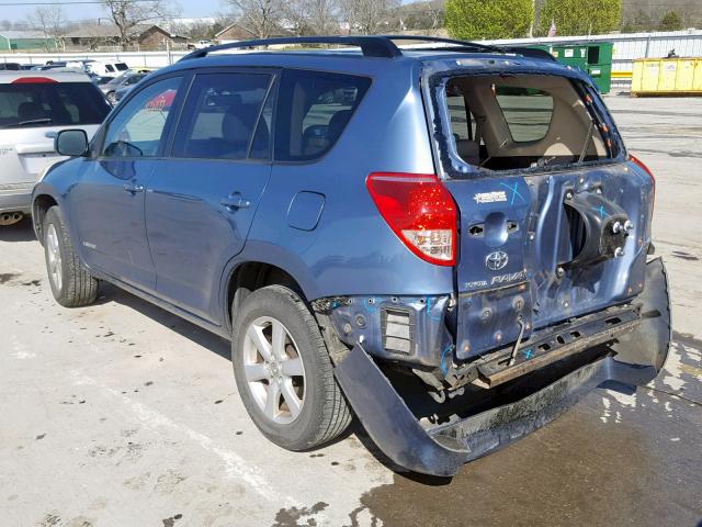 JTMBK31VX86034342 - 2008 TOYOTA RAV4 LIMIT BLUE photo 3