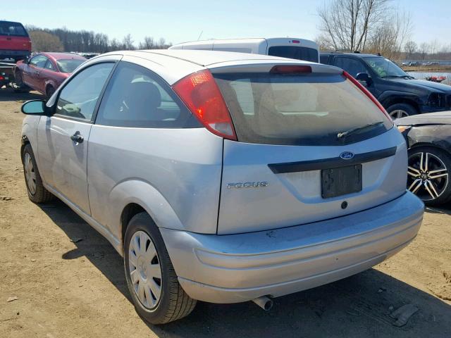 1FAFP31N17W191278 - 2007 FORD FOCUS ZX3 SILVER photo 3