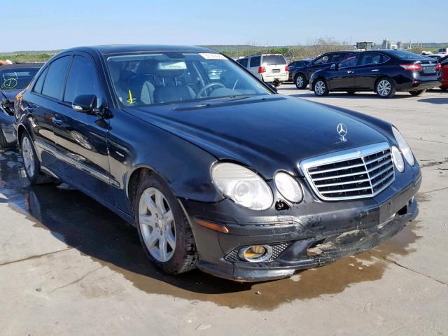 WDBUF56X39B398435 - 2009 MERCEDES-BENZ E 350 BLACK photo 1