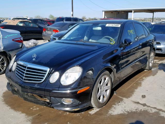 WDBUF56X39B398435 - 2009 MERCEDES-BENZ E 350 BLACK photo 2