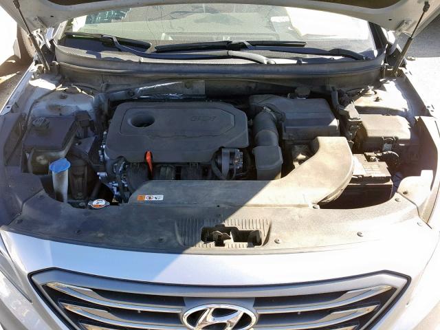 5NPE34AF8FH246894 - 2015 HYUNDAI SONATA SPO GRAY photo 7