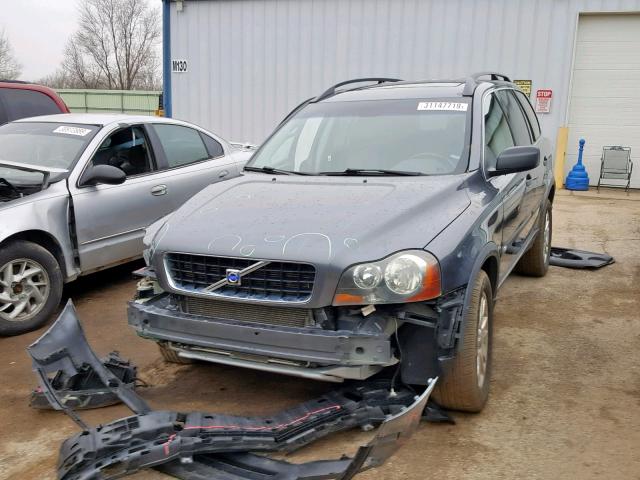 YV1CZ911151172144 - 2005 VOLVO XC90 T6 GRAY photo 2