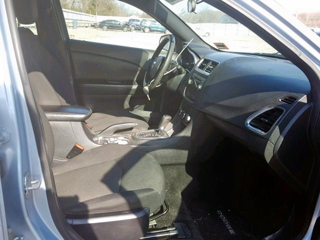 1C3CDZAB4DN642711 - 2013 DODGE AVENGER SE BLUE photo 5