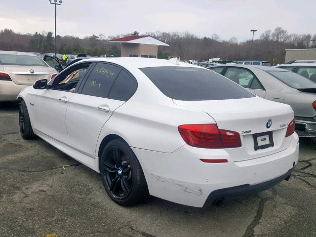 WBA5B3C50FD548314 - 2015 BMW 535 XI WHITE photo 3