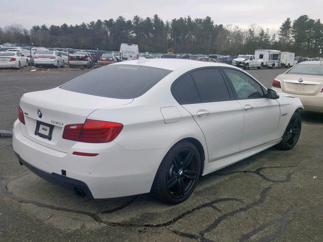 WBA5B3C50FD548314 - 2015 BMW 535 XI WHITE photo 4