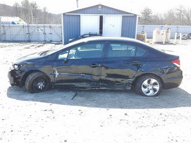 19XFB2F57FE236177 - 2015 HONDA CIVIC LX BLACK photo 9