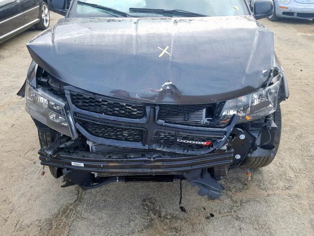 3C4PDCEG3JT243719 - 2018 DODGE JOURNEY GT GRAY photo 9