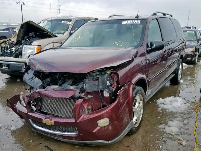 1GNDX33L26D174875 - 2006 CHEVROLET UPLANDER L 勃艮第红 照片 2