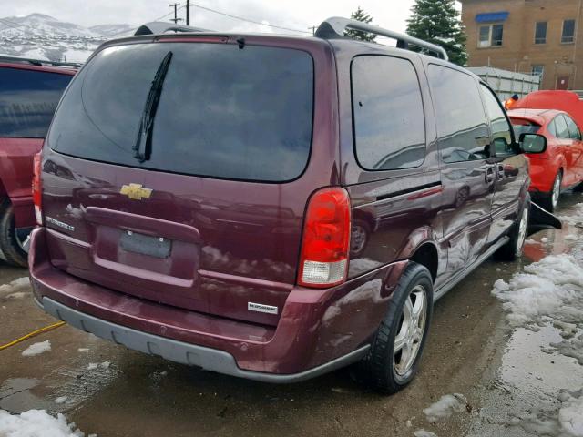 1GNDX33L26D174875 - 2006 CHEVROLET UPLANDER L 勃艮第红 照片 4