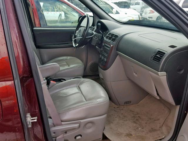 1GNDX33L26D174875 - 2006 CHEVROLET UPLANDER L 勃艮第红 照片 5
