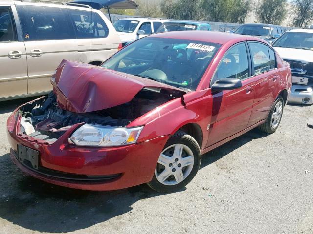 1G8AJ55F07Z165252 - 2007 SATURN ION LEVEL RED photo 2