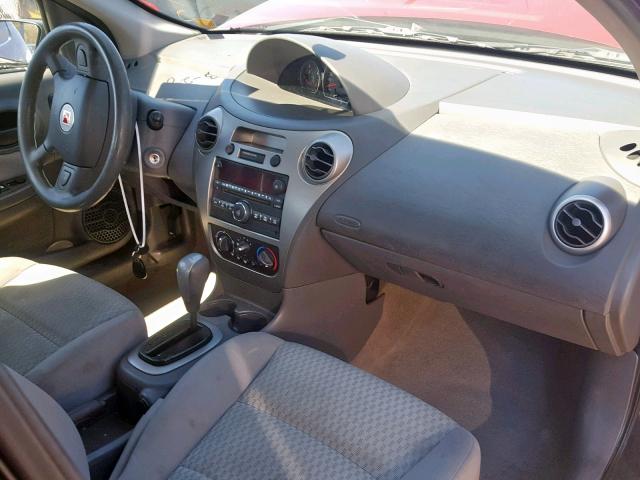 1G8AJ55F07Z165252 - 2007 SATURN ION LEVEL RED photo 9
