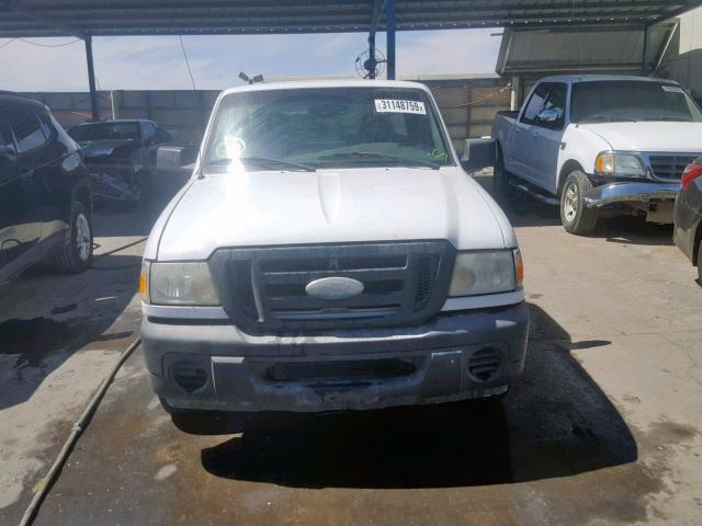 1FTYR10D19PA24071 - 2009 FORD RANGER WHITE photo 10