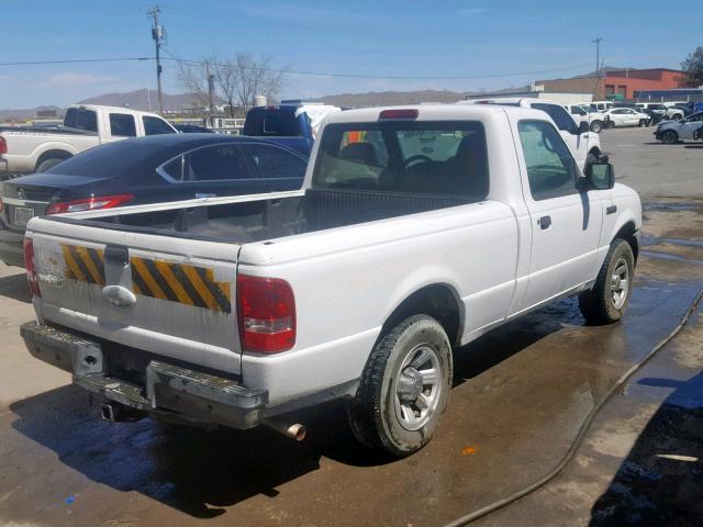 1FTYR10D19PA24071 - 2009 FORD RANGER WHITE photo 4