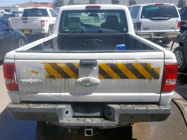 1FTYR10D19PA24071 - 2009 FORD RANGER WHITE photo 6