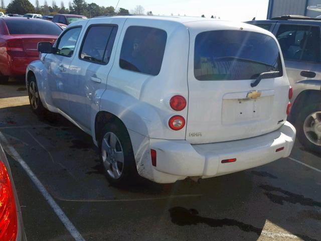 3GNBAAFW3BS502897 - 2011 CHEVROLET HHR LS WHITE photo 3