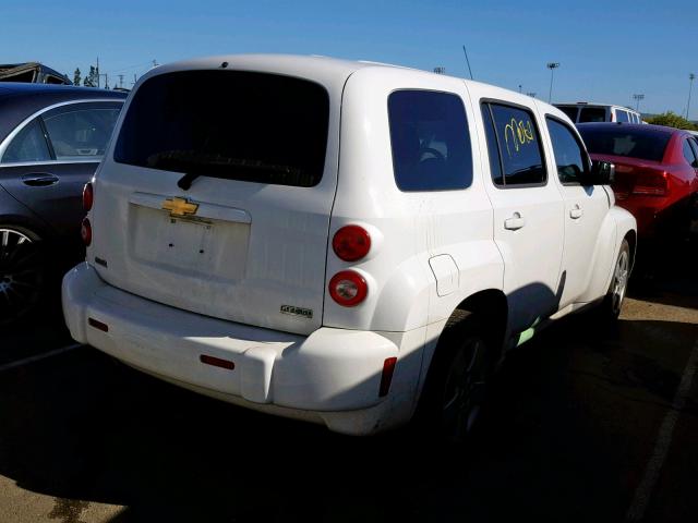 3GNBAAFW3BS502897 - 2011 CHEVROLET HHR LS WHITE photo 4