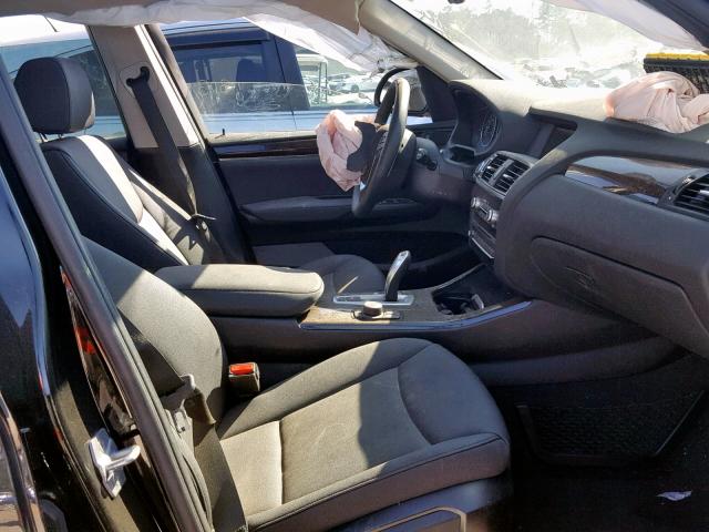 5UXWZ7C35H0X42645 - 2017 BMW X3 SDRIVE2 BLACK photo 5