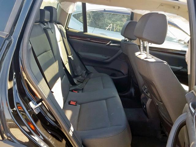 5UXWZ7C35H0X42645 - 2017 BMW X3 SDRIVE2 BLACK photo 6