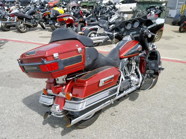 1HD1FC4157Y719729 - 2007 HARLEY-DAVIDSON FLHTCUI BURGUNDY photo 4