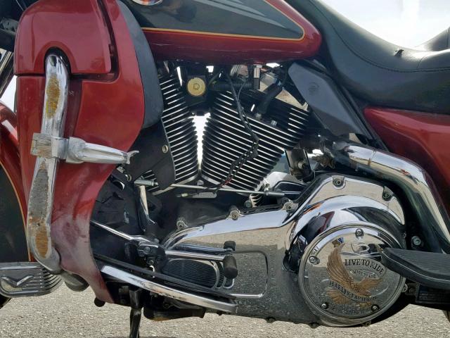 1HD1FC4157Y719729 - 2007 HARLEY-DAVIDSON FLHTCUI BURGUNDY photo 9