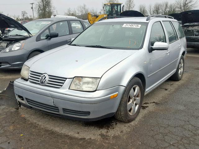 WVWSR61J55W053970 - 2005 VOLKSWAGEN JETTA GLS SILVER photo 2