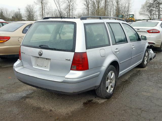 WVWSR61J55W053970 - 2005 VOLKSWAGEN JETTA GLS SILVER photo 4