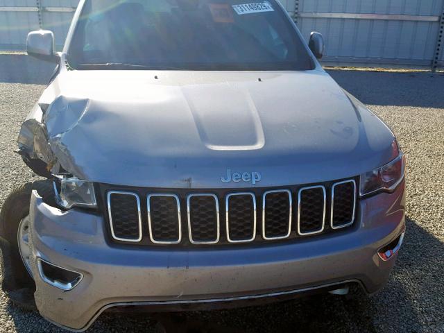 1C4RJEAG4HC916493 - 2017 JEEP GRAND CHER SILVER photo 7