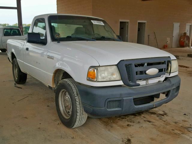 1FTYR10D07PA15357 - 2007 FORD RANGER WHITE photo 1