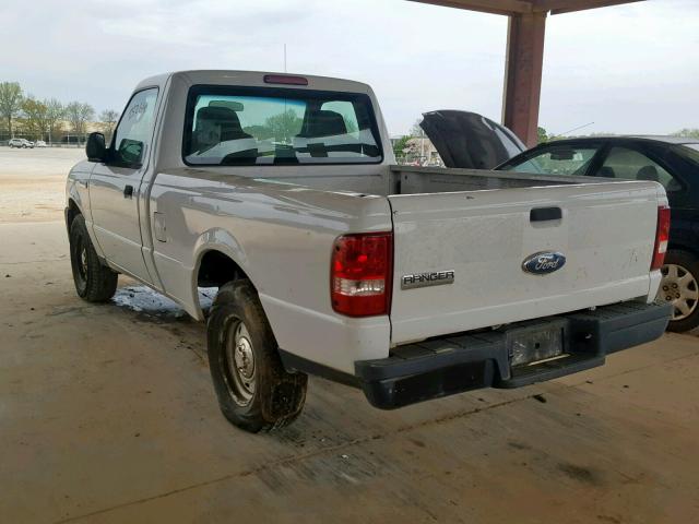 1FTYR10D07PA15357 - 2007 FORD RANGER WHITE photo 3